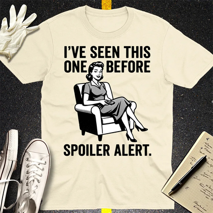 Spoiler Alert Retro T-Shirt - Natural
