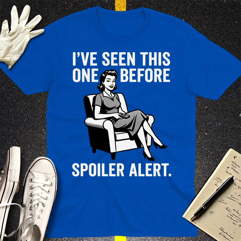 Spoiler Alert Retro T-Shirt - Royal