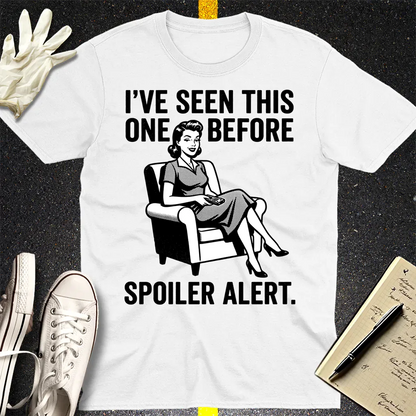 Spoiler Alert Retro T-Shirt - White