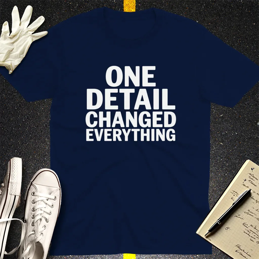 One Detail Changed Everything T-Shirt - Navy