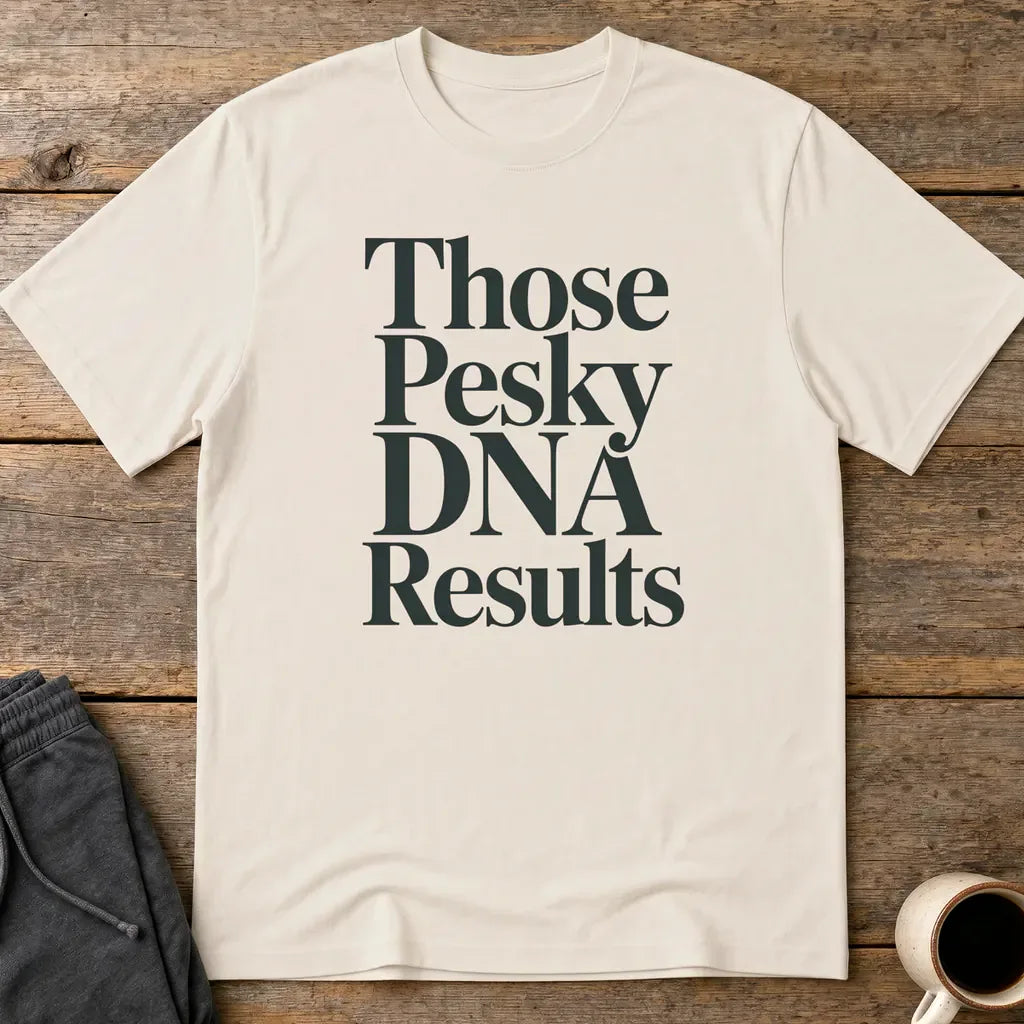 Those Pesky DNA Results T-Shirt - Ice Grey