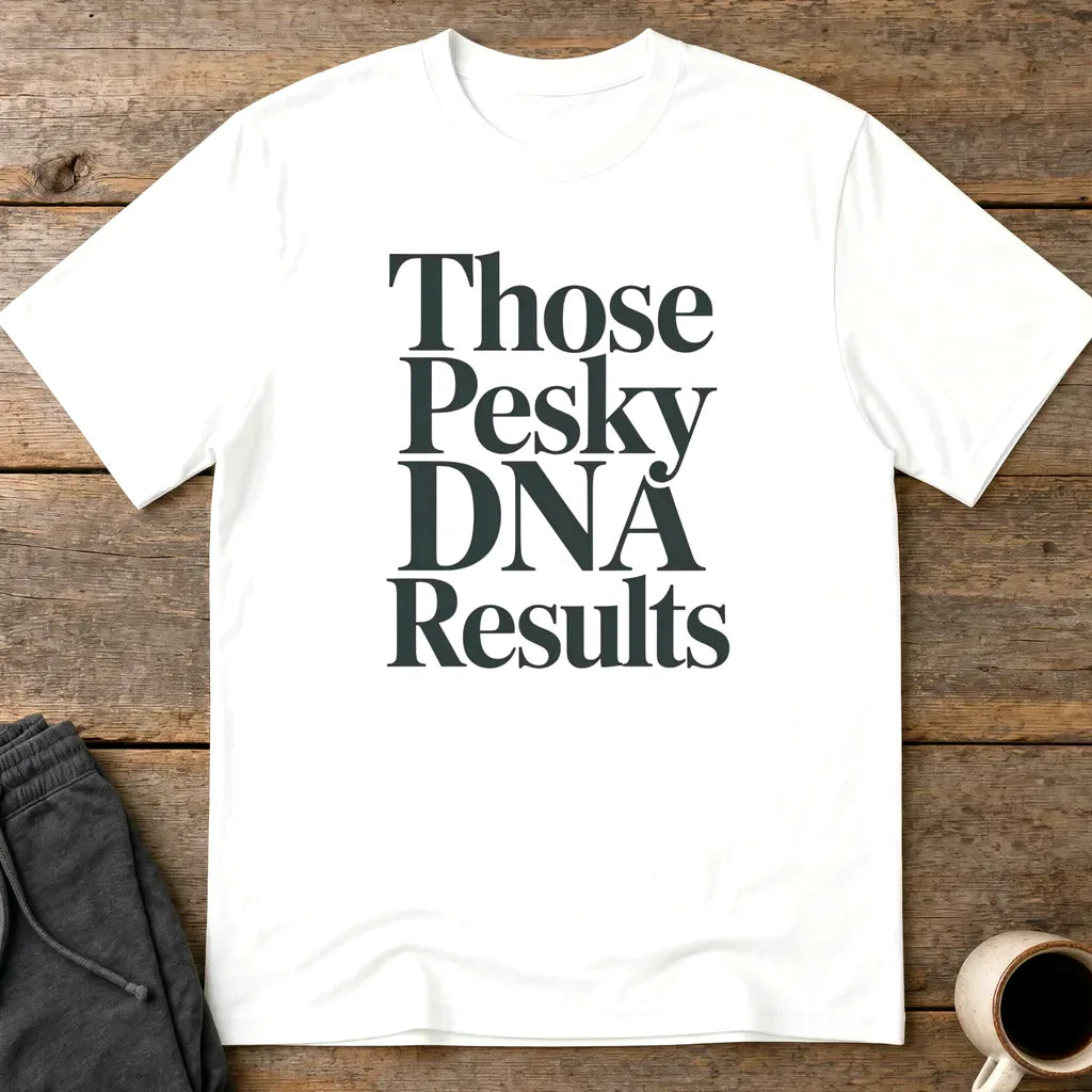 Those Pesky DNA Results T-Shirt - White