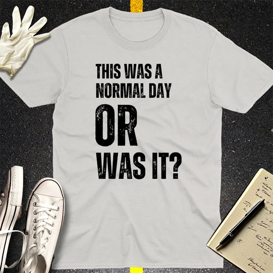 Normal Day Mystery T-Shirt - Ice Grey