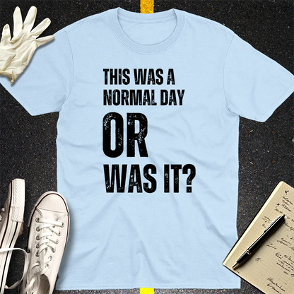 Normal Day Mystery T-Shirt - Light Blue