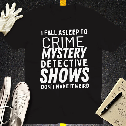 Crime Show Sleep T-Shirt - Black