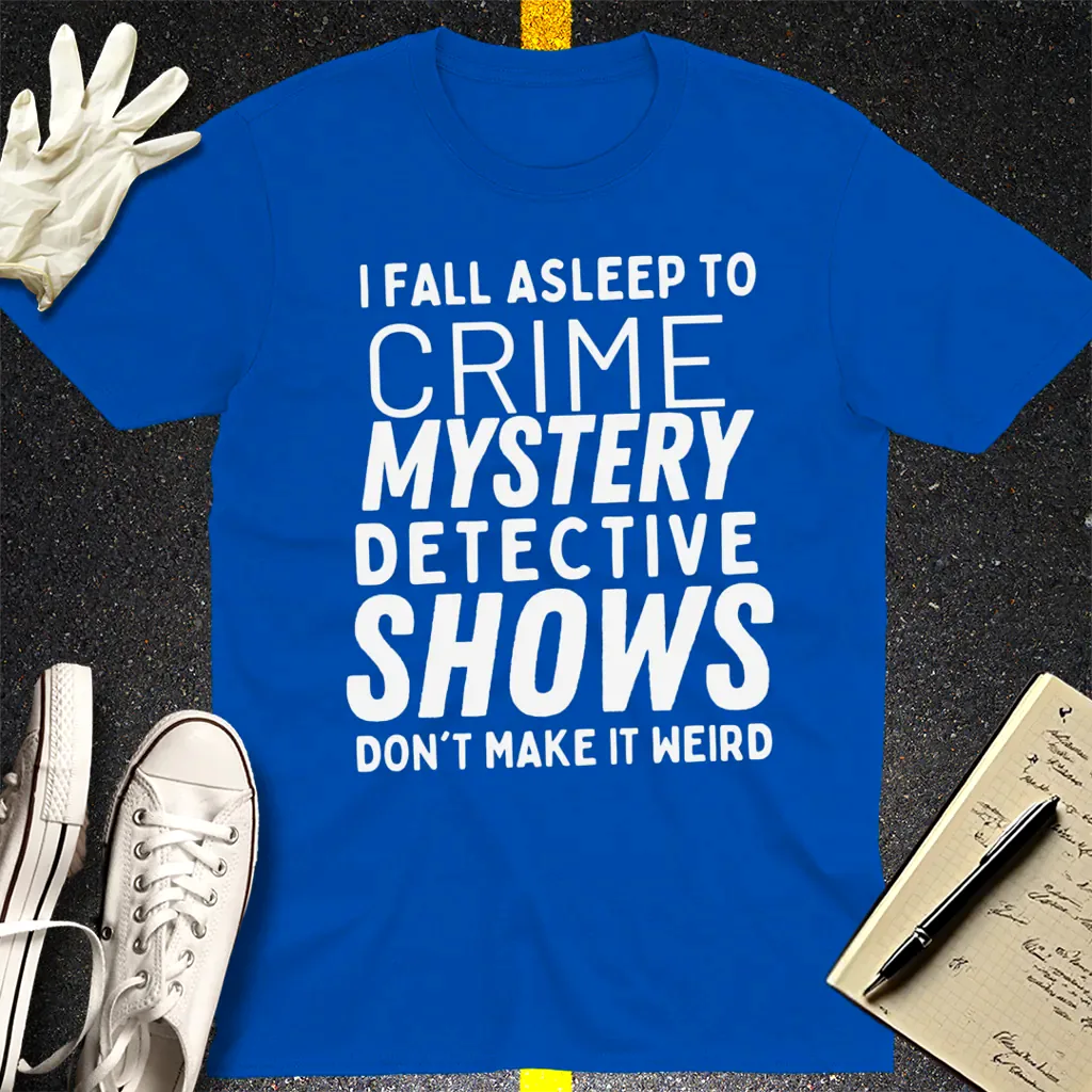 Crime Show Sleep T-Shirt - Royal