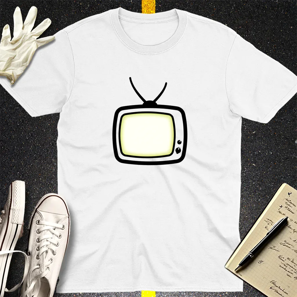 Retro Static Glow T-Shirt - White