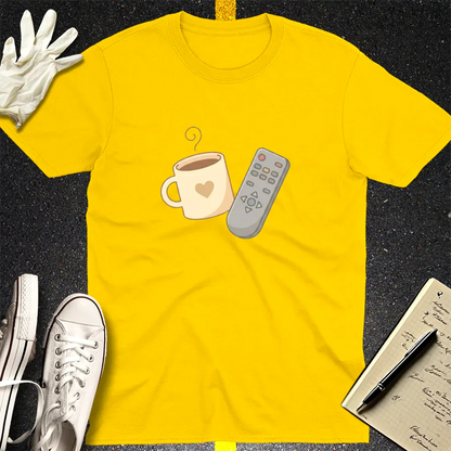 Coffee & Chill T-Shirt - Daisy