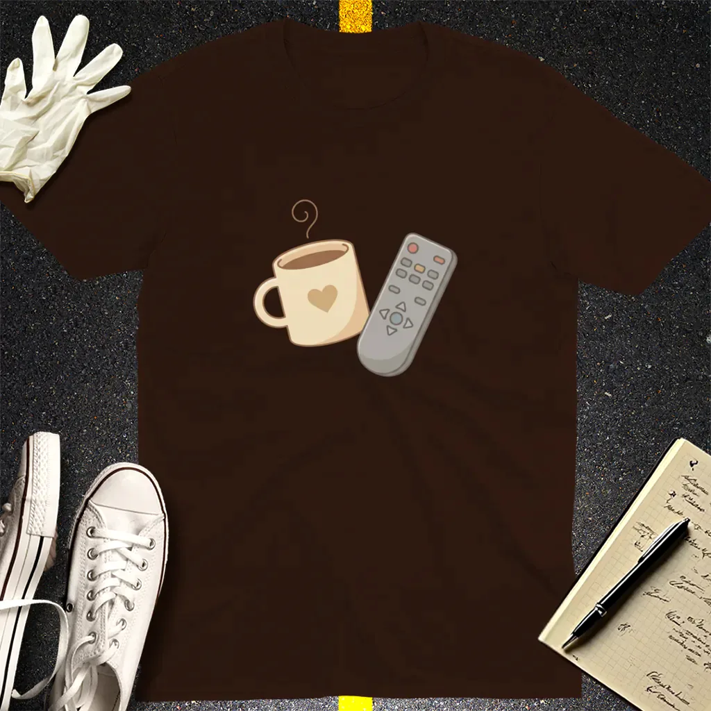 Coffee & Chill T-Shirt - Dark Chocolate