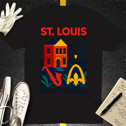 St. Louis Murder Capital T-Shirt - Black