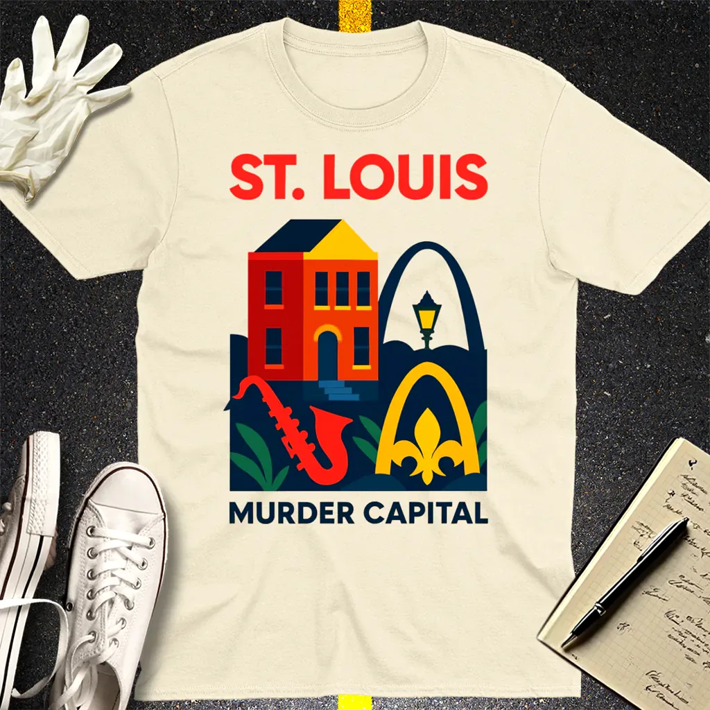 St. Louis Murder Capital T-Shirt - Natural