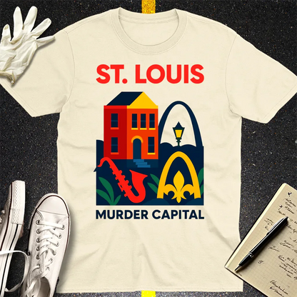 St. Louis Murder Capital T-Shirt - Natural