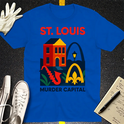 St. Louis Murder Capital T-Shirt - Royal
