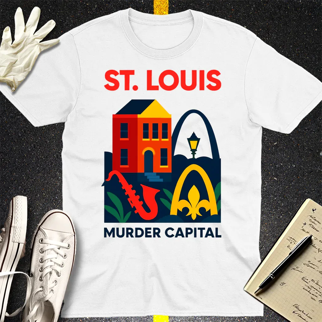 St. Louis Murder Capital T-Shirt - White