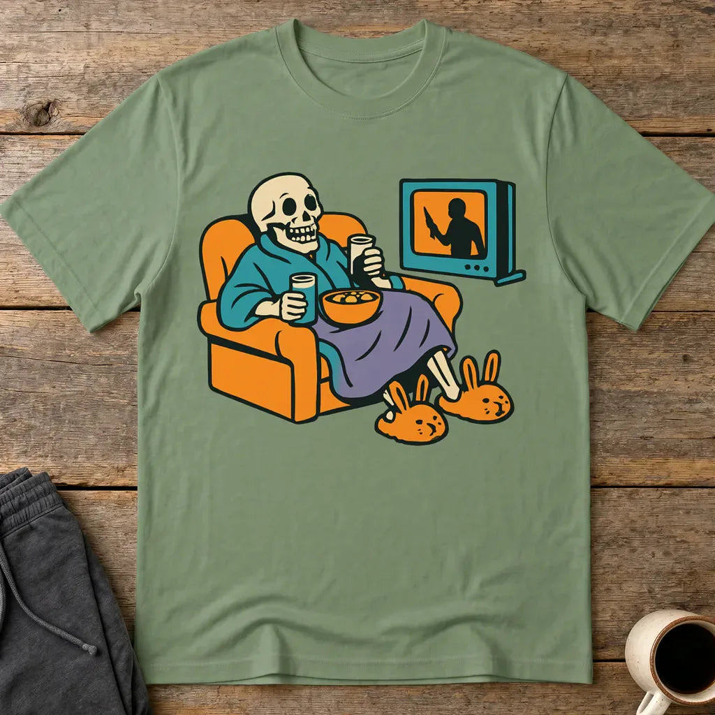 True Crime & Chill T-Shirt - Military Green