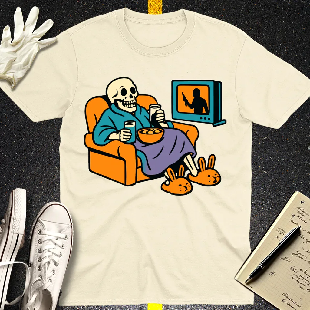 True Crime & Chill T-Shirt - Natural