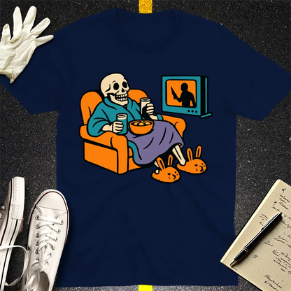 True Crime & Chill T-Shirt - Navy