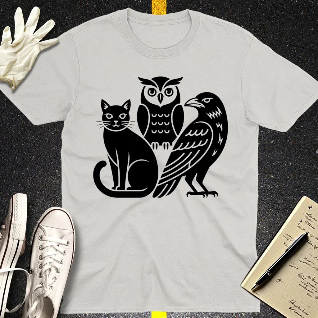 Mystic Trio T-Shirt - Ice Grey