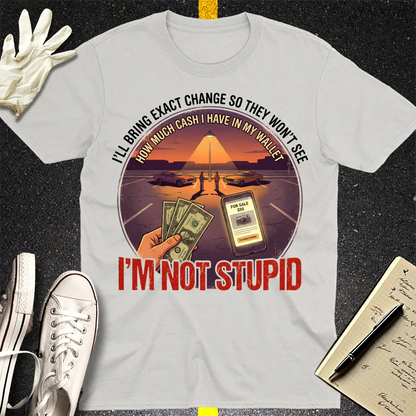 Exact Change Street Smarts T-Shirt - Ice Grey