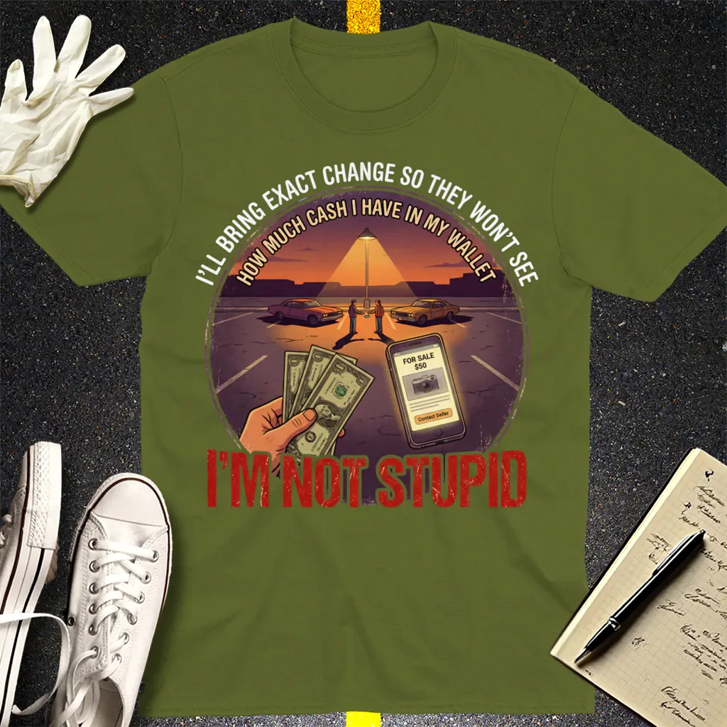 Exact Change Street Smarts T-Shirt - Military Green