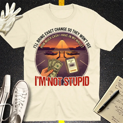 Exact Change Street Smarts T-Shirt - Natural