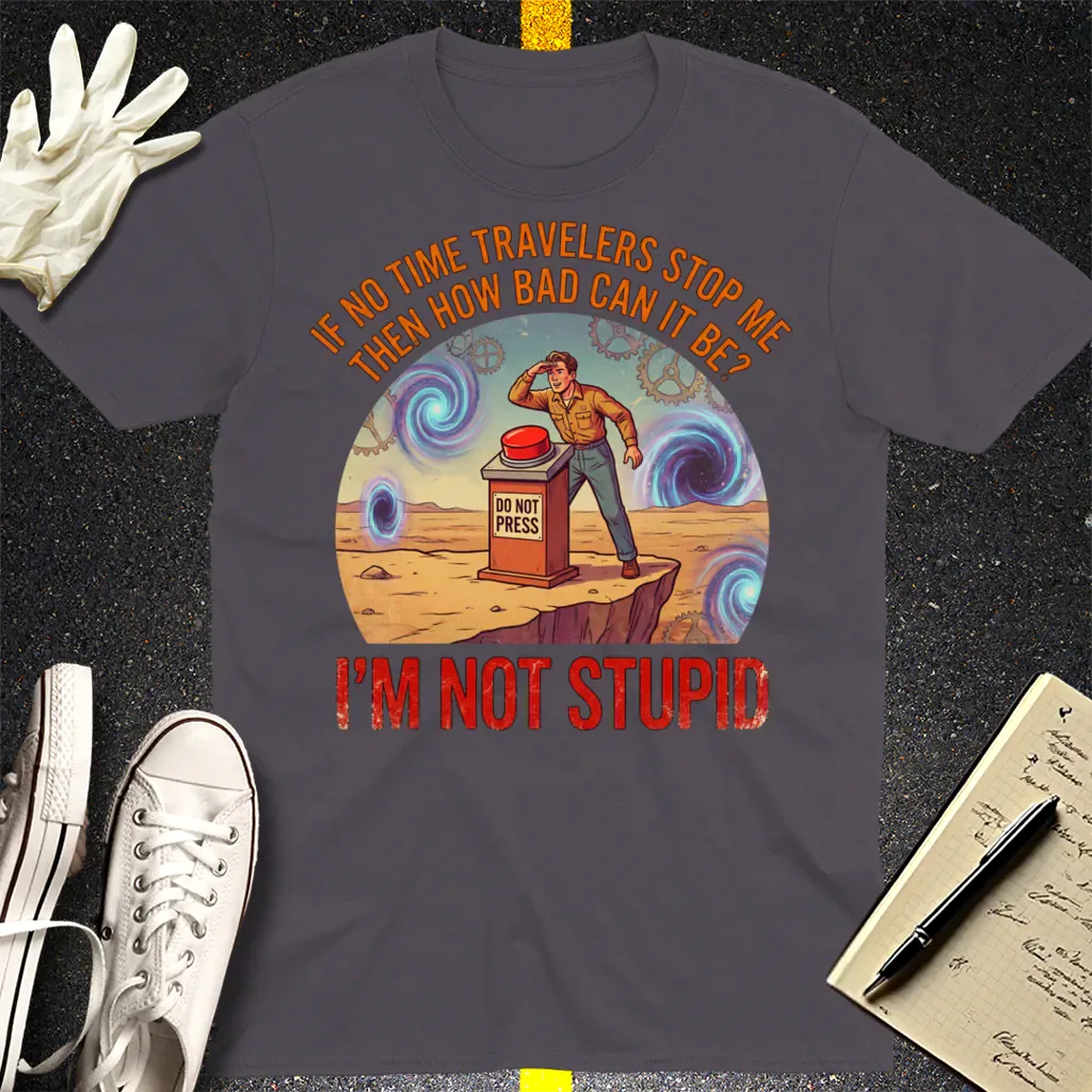 Time Traveler Logic T-Shirt - Charcoal