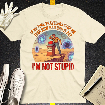 Time Traveler Logic T-Shirt - Natural