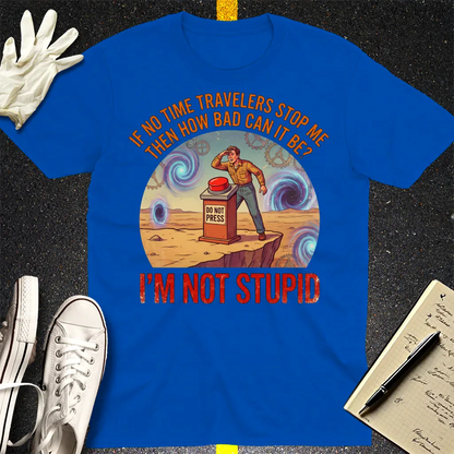 Time Traveler Logic T-Shirt - Royal