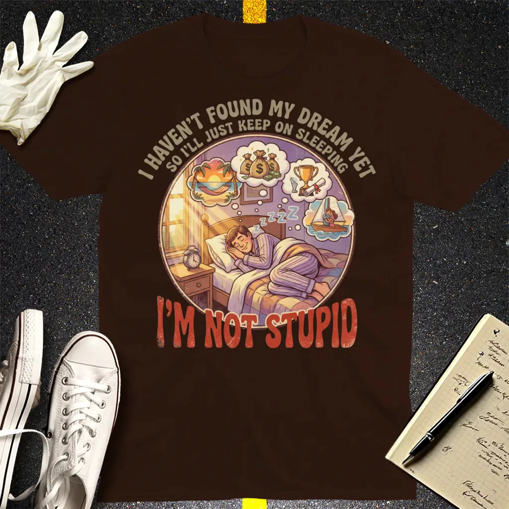 Keep on Sleeping T-Shirt - Dark Chocolate