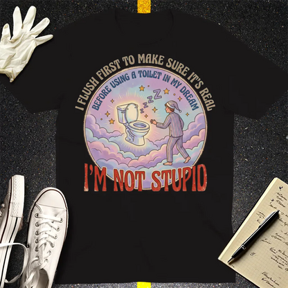 Dream Toilet Logic T-Shirt - Black