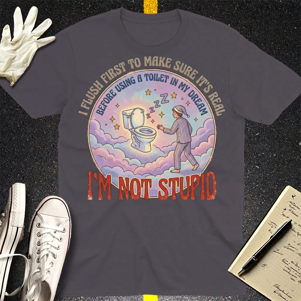 Dream Toilet Logic T-Shirt - Charcoal