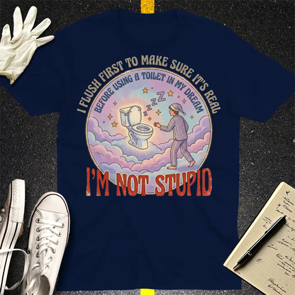 Dream Toilet Logic T-Shirt - Navy