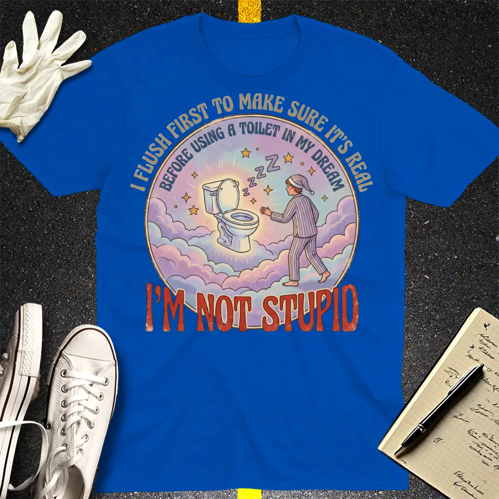 Dream Toilet Logic T-Shirt - Royal