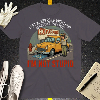 I'm Not Stupid T-Shirt - Charcoal