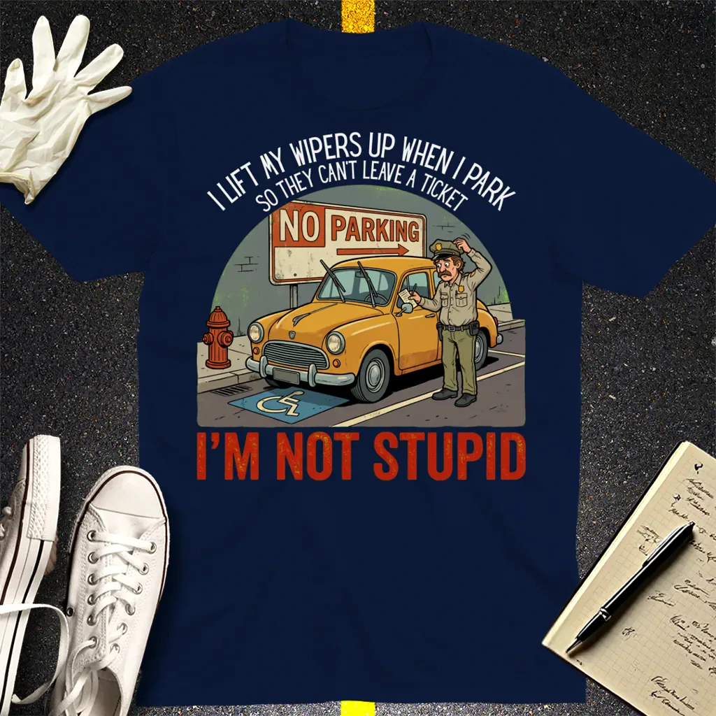 I'm Not Stupid T-Shirt - Navy