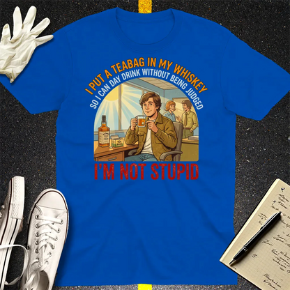 Teabag Whiskey Genius T-Shirt - Royal