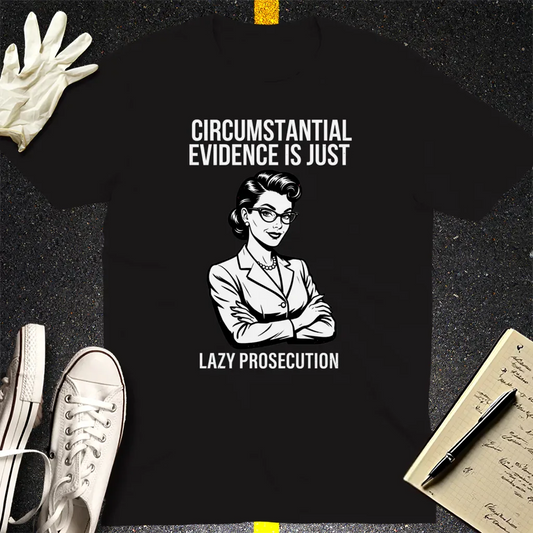 Lazy Prosecution T-Shirt - Black