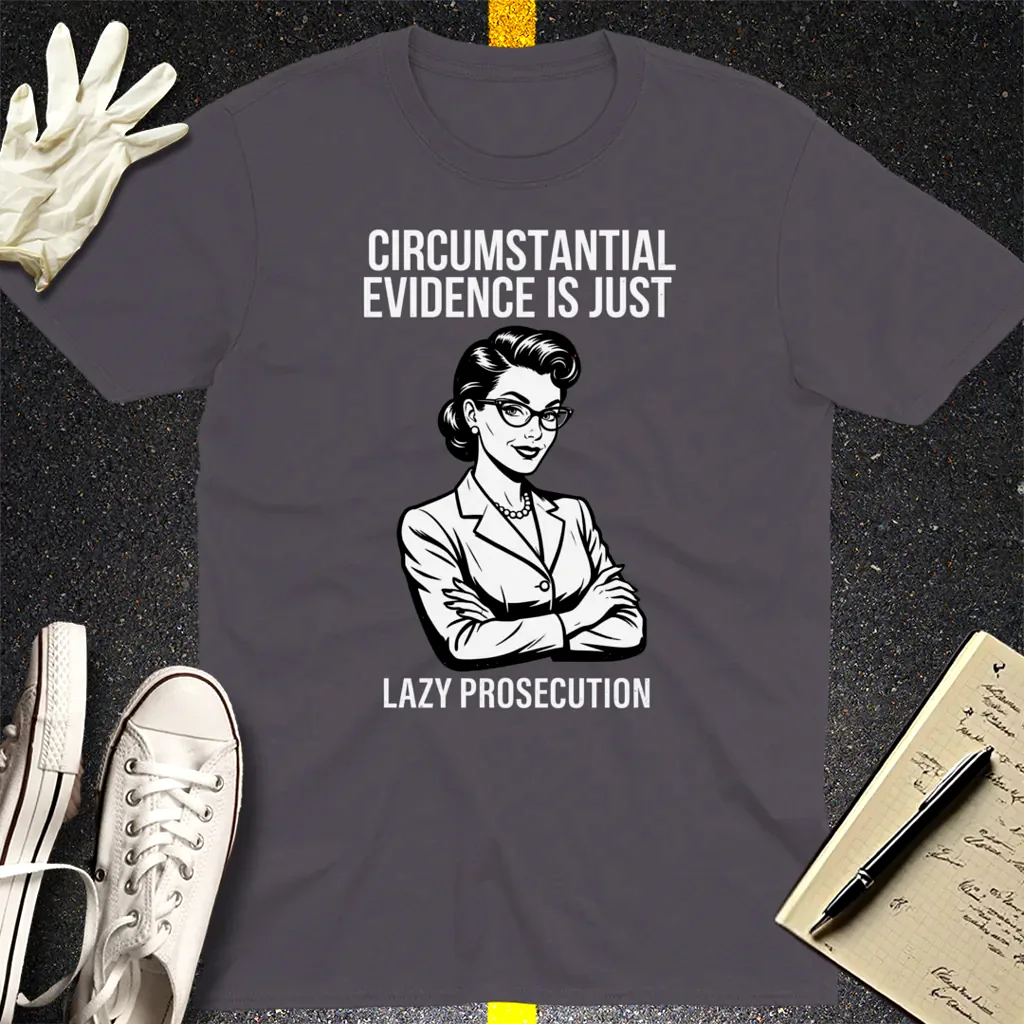 Lazy Prosecution T-Shirt - Charcoal