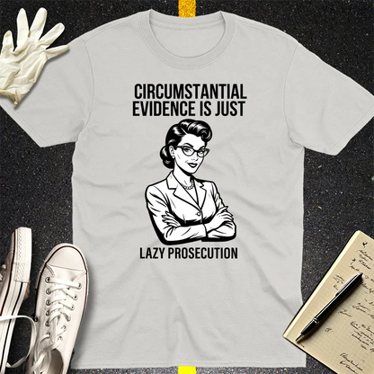 Lazy Prosecution T-Shirt - Ice Grey