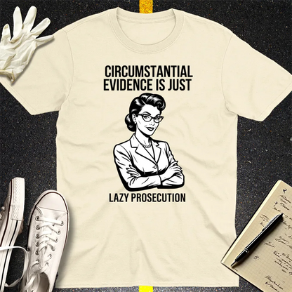 Lazy Prosecution T-Shirt - Natural