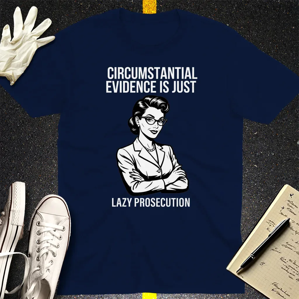 Lazy Prosecution T-Shirt - Navy