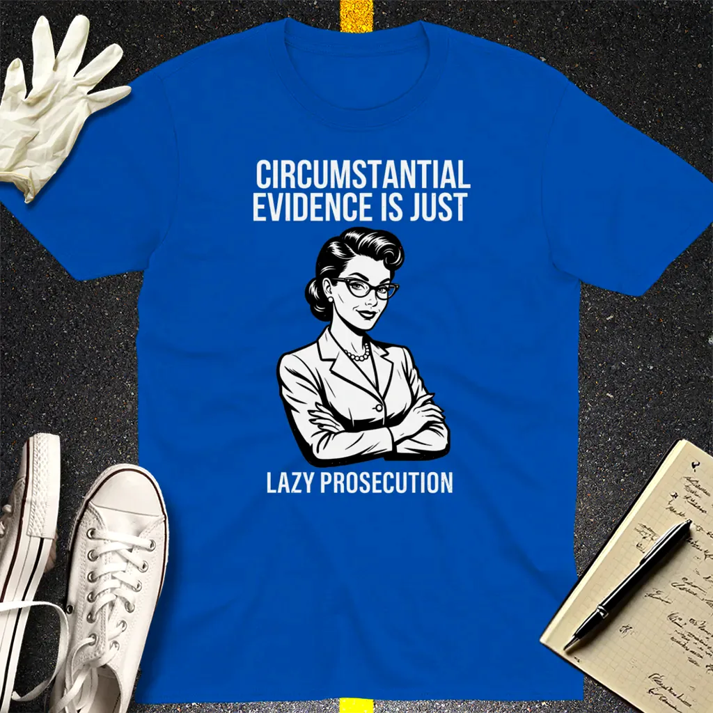 Lazy Prosecution T-Shirt - Royal