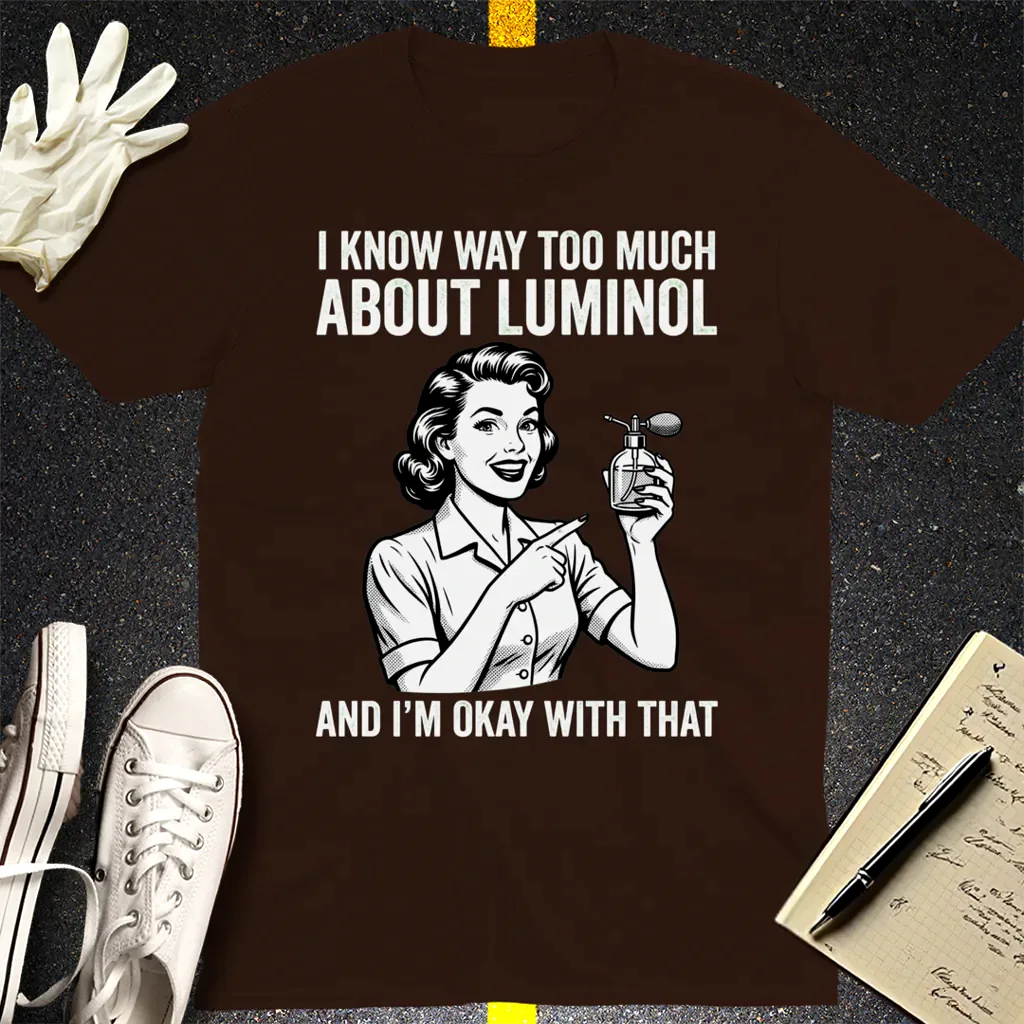 Luminol Expert T-Shirt - Dark Chocolate