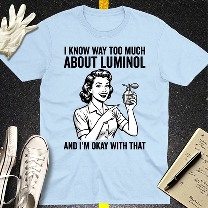 Luminol Expert T-Shirt - Light Blue