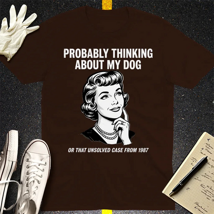 Unsolved Thoughts T-Shirt - Dark Chocolate