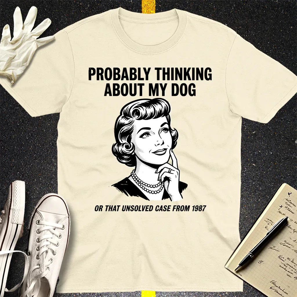 Unsolved Thoughts T-Shirt - Natural