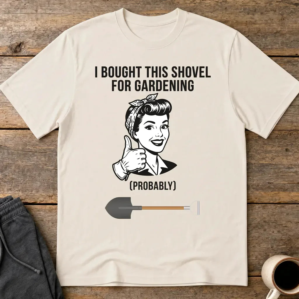 Probably Gardening T-Shirt - Ice Grey
