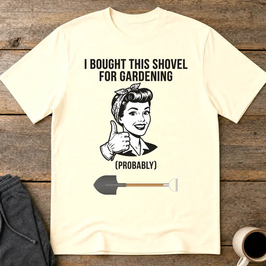 Probably Gardening T-Shirt - Natural