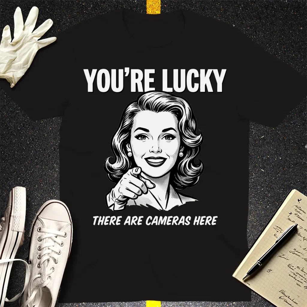 You're Lucky T-Shirt - Black