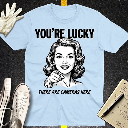 You're Lucky T-Shirt - Light Blue